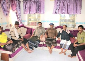وفد من انتقالي حضرموت يطمئن على جرحى تظاهرة السبت