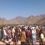 أبناء أبين يشيعون جثمان الشهيد المناضل حسين دحه الميسري بموكب جنائزي مهيب