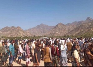 أبناء أبين يشيعون جثمان الشهيد المناضل حسين دحه الميسري بموكب جنائزي مهيب