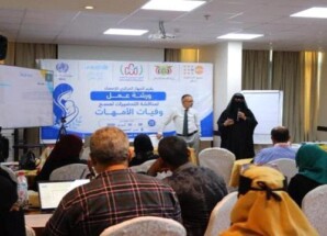 ورشة في عدن لبحث مسح وفيات الأمهات وتحسين البيانات الصحية