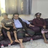 الحالمي يقدم واجب العزاء لأسرة الشهيد عبدالرحمن الشاعر