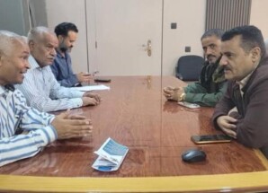 الداؤودي” يناقش مع قيادة شركة مصافي عدن سبل التعاون المشترك