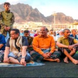 هرهرة والحالمي يؤديان صلاة عيد الأضحى في المعلا