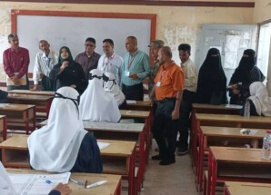 هيئة التعليم والشباب والرياضة تتفقد سير امتحانات الثانوية العامة في العاصمة عدن