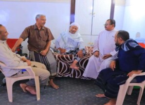 انتقالي القطن ينفذ زيارات عيدية لعدد من المشايخ والأعيان والشخصيات الاجتماعية بالمديرية