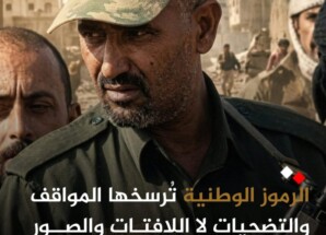 الرموز الوطنية ترسخها المواقف والتضحيات لا اللافتات و الصور