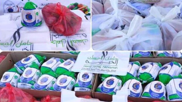 دعم غذائي لـ60 أسرة ضمن مشروع خيري في شبوة