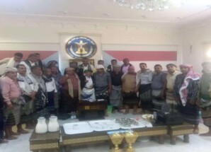 الشيخ عبدالرب النقيب يستقبل قيادة انتقالي أبين