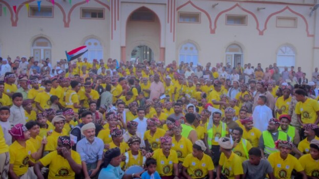 قيادة انتقالي وادي وصحراء حضرموت تشارك في اختتام مهرجان المدينه للجميع الثاني بالغرفة