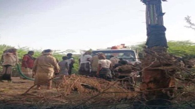 حريق يلتهم 50 شجرة نخيل وممتلكات سكنية في شبوة