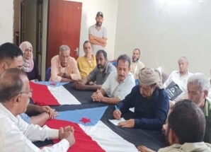 انتقالي المعلا يناقش نشاطه التنظيمي ويستعرض التحضيرات للمشاركة في مليونية رفض الوصاية