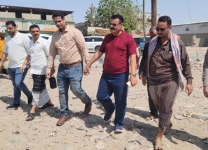 الداؤودي يدشن مشروع “إعادة تأهيل دوار بئر فضل” بشارع الخمسين