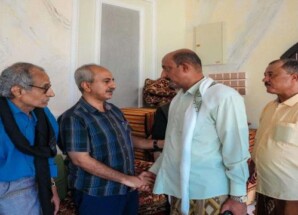 وفد من الجمعية الوطنية يقدم واجب العزاء في وفاة الأديب والمسرحي والصحفي سعيد عولقي